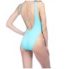 Women's 2-button High Leg One Piece Swimsuit - La Blanca 10 - 2 of 3