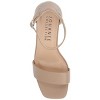 Journee Collection Women's Valenncia Wide Width SuperNatural Shades Open Square Toe Ankle Strap Sandals - 4 of 4