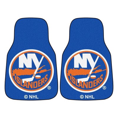 NHL New York Islanders Carpet Car Mat Set - 2pc