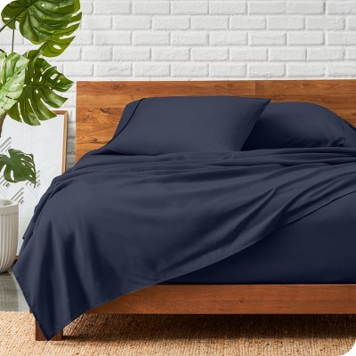 Twin Xl Midnight Blue 3 Piece Ultra-soft Double Brushed Sheet Set By ...