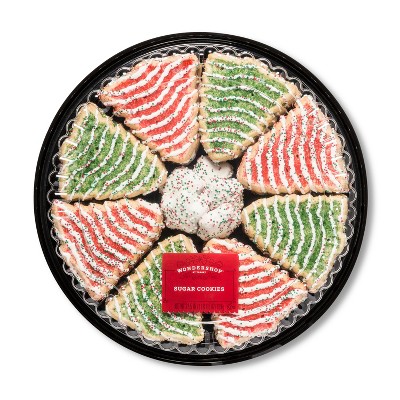 Holiday Green & Red Sugar Cookies - 22.5oz - Wondershop™