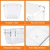 NewHome"25Pcs Clear Plastic Drawer Organizer Set – 4 Sizes for Makeup, Office, Kitchen, Bathroom & Jewelry"Clear - 2 of 4