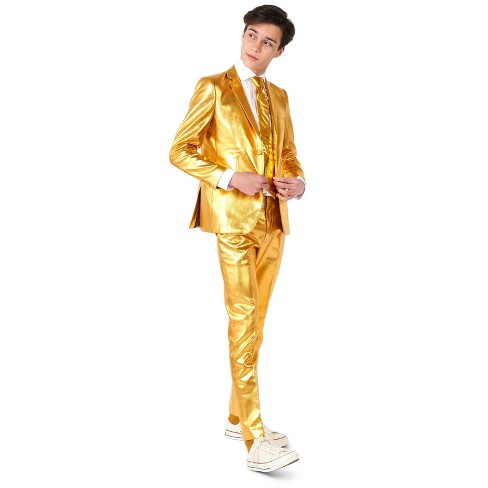 Opposuits Teen Boys Suit - Groovy Gold : Target