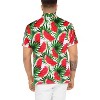 HAPPY BAY Mens Hawaiian Shirts Short Sleeve Button Down Shirt Men's Casual Shirts Holiday Tropical Beach Summer Party Shirts Funny - 2 of 4