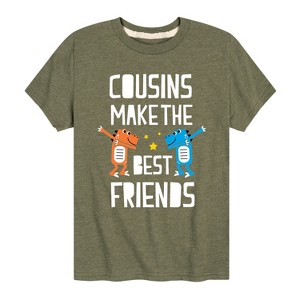 Boys' - Instant Message - Cousins Best Friend Dabbing Short Sleeve Graphic T-Shirt - 1 of 4