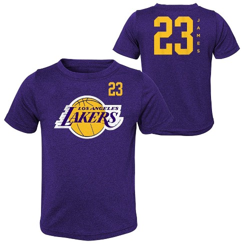 NBA Los Angeles Lakers Youth James Performance T-Shirt - XS