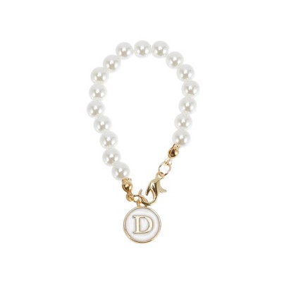 Unique Bargains Imitation Pearl Chain Round Water Cup Pendant 1 Pc