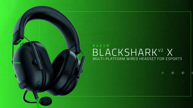 Razer Blackshark V2 X Wired Gaming Headset for PlayStation 4/Nintendo Switch/PC - White, 2 of 11, play video