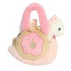 Aurora Small Donut Snail Fancy Pals Fashionable Stuffed Animal White 7.5" - 3 of 4