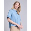 Jones New York Short Sleeve Button Front Top - 2 of 3