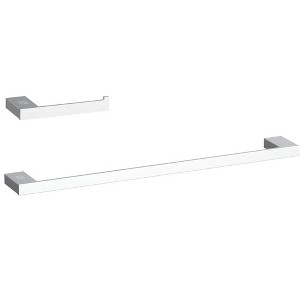 Elegant Lighting Sofia 2-Piece Bathroom Hardware Set in Chrome - 1 of 4