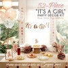 EpiqueOne Baby Shower Decorations for Girl – It’s A Girl Princess Party Decoration Kit – 52-Piece Complete Set – Rose Gold - 2 of 4