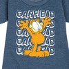 - Garfield - Garfield Repeated Graphic Short Sleeve Fleece Dress - 2 of 4
