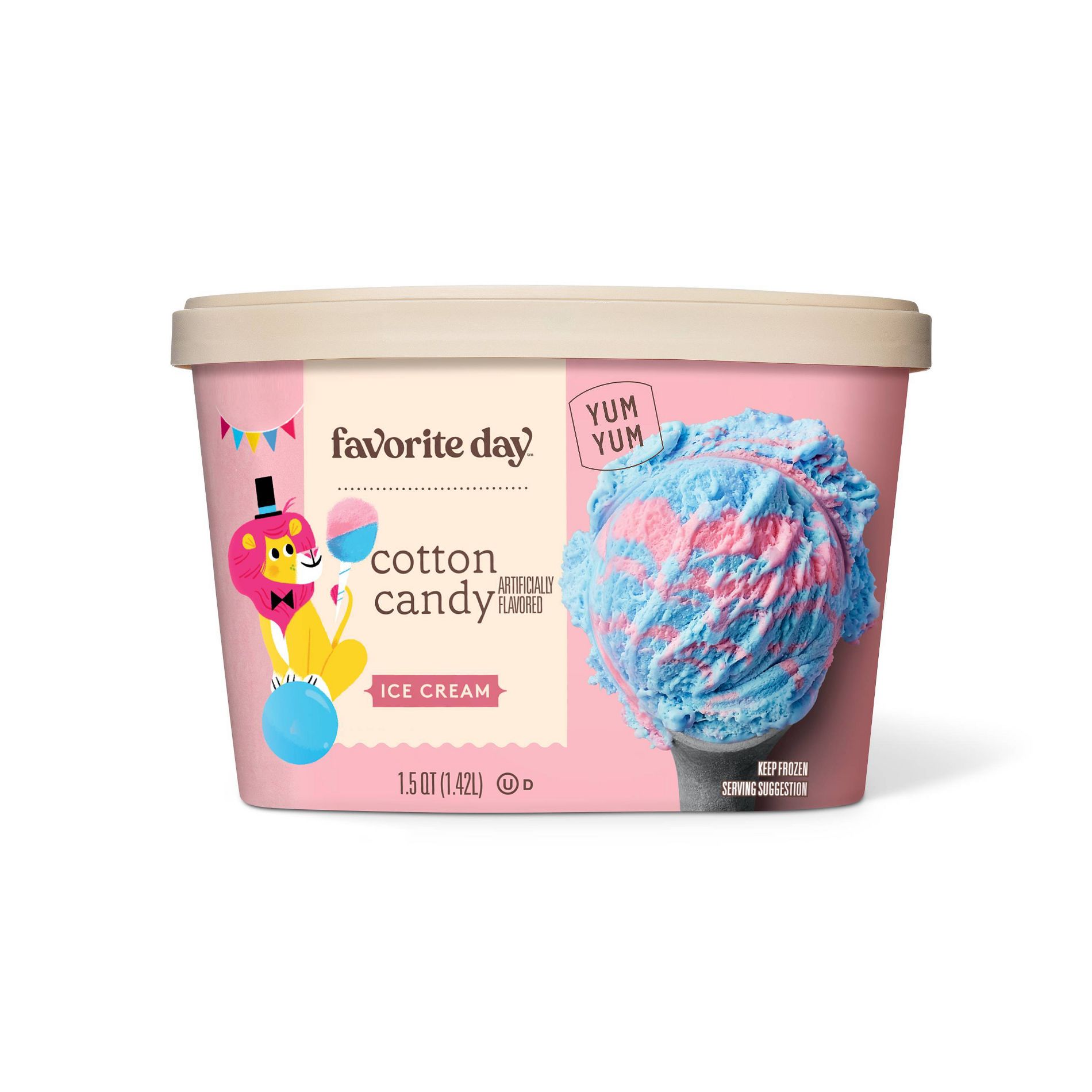 Cotton Candy Ice Cream - 1.5qt - Favorite Day™