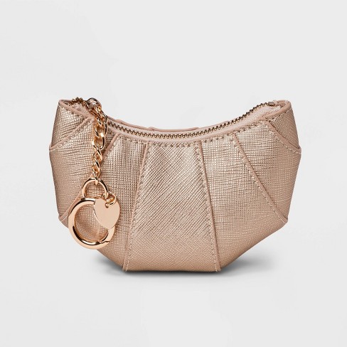 Rose gold purse target sale