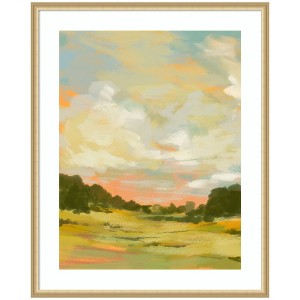 Kate and Laurel Framed Art Landscape 2 by Annie Quigley, 34x42, Florence Gold - 1 of 4