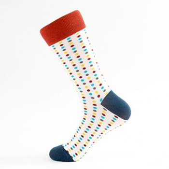 Colorful Polka Dot Socks (Men's Sizes Adult Large) from the Sock Panda
