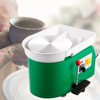 VEVOR Pottery Wheel 28cm Pottery Forming Machine 350W Electric Pottery Wheel with Adjustable Feet Lever Pedal DIY Clay Tool with Tray,18 Piece,Green - 2 of 4