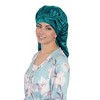 Anna-Kaci Satin Long Bonnet Sleep Cap with Stretch Turban Band for Hair Protection and Moisture Retention - 4 of 4