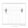 Livex Lighting Adams 4 - Light Wall Light in  Black/Brushed Nickel - 4 of 4