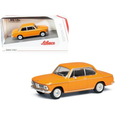 BMW 2002 Orange with Silver Stripes 1/64 Diecast Model Car by Schuco