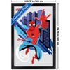 Trends International Marvel Spider-Man: Geometic Hero - Web-Slinger Framed Wall Poster Prints - 3 of 4