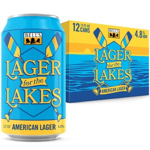 Bell's Lager for the Lakes American Lager Beer - 12pk/12 fl oz Cans - 1 of 4