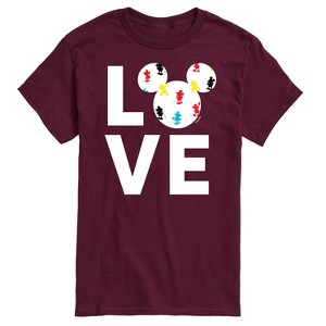 Men's - Disney - Mickey Faces Short Sleeve Graphic T-Shirt - 1 of 4