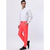 Lars Amadeus Men's Dress Business Classic Fit Flat Front Suit Trousers - 4 of 4
