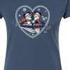 Women's - Disney - Ski Lift Heart Fitted Graphic T-Shirt - 2 of 3