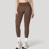 Anna-Kaci Women's Seamless Ribbed High Waist Full Length Leggings with Compression Fit - 2 of 4