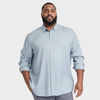 Men's Vintage Long Sleeve Poplin Shirt - Goodfellow & Co™