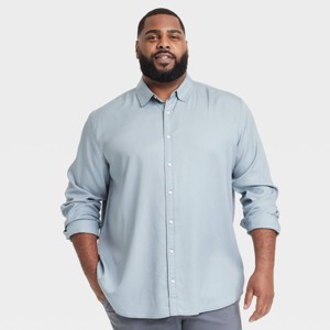 Men's Vintage Long Sleeve Poplin Shirt - Goodfellow & Co™ - 1 of 3