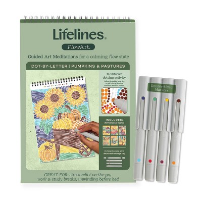 Lifelines FlowArt: Dot-By-Letter Pumpkins and Pastures