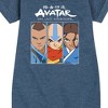 - Avatar: The Last Airbender - Sokka Aang Katara Graphic Short Sleeve Fleece Dress - 2 of 4