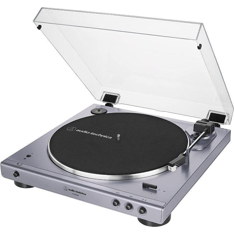 Audio-Technica AT-LP60XBT Fully Automatic Bluetooth Belt-Drive Stereo Turntable, Lilac (Limited Edition), 2 of 4