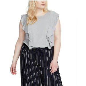 Rachel Roy Womens Ruffle Pullover Blouse - 1 of 1