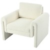 Christopher Knight Home Willis Modern Boucle Upholstered Accent Chair with Round Arm - 4 of 4