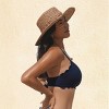 Women's Scalloped Back Tie Bikini Swim Top - Cupshe - 2 of 4