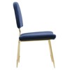 Modway Ponder Performance Velvet Dining Side Chair Navy - 2 of 4