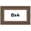 PosterPalooza | Panoramic Elegant Brown Picture Frame - UV Acrylic, Foam Board Backing, Hanging Hardware - 2 of 4