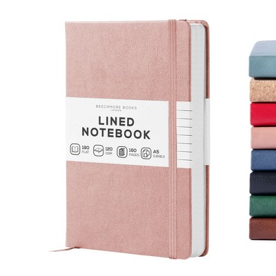 Lined Journal Notebook, A5 8.3 x 5.8 inch 160 Lined Pages, Hardcover Leather Writing Journals for Women, Men, 120 GSM Thick Paper, Gifts Box Included