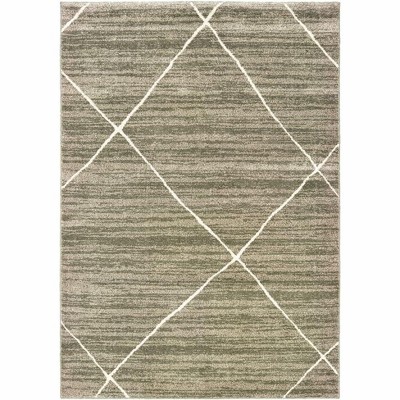 Oriental Weavers Carson 9661A Grey/ Ivory Indoor Area Rug - 3'10" x 5'5"