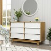 Hommoo 6 Drawers Double Dresser for Bedroom White - 2 of 4