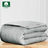 1 Piece Duvet Cover Only - 400 Thread Count 100% Cotton Sateen - Button Closure, Corner Ties by California Design Den - 3 of 4