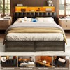 Aheaplus Upholstered Headboard with Storage Bags - 4 of 4