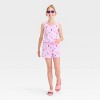 Girls' Knit Romper - Cat & Jack™ - 3 of 3