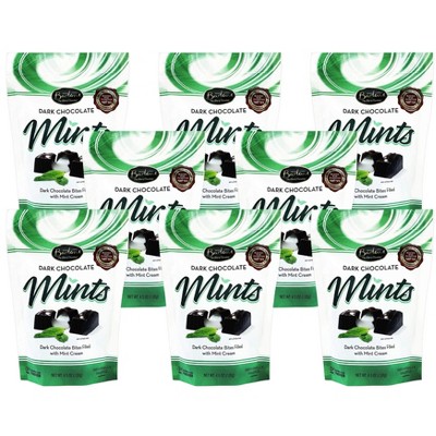 Bartons Dark Chocolate Mints Filled With Mint Cream - Case Of 8/4.5 Oz ...