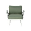 Christopher Knight Home Barbara Modern Outdoor Metal and Rope Upholstered Club Chairs (Set of 2) - 4 of 4