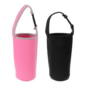 Unique Bargains Reusable Neoprene Insulated Waterproof Drinks Tumbler Carrier Holder 2 Pcs - 1 of 4